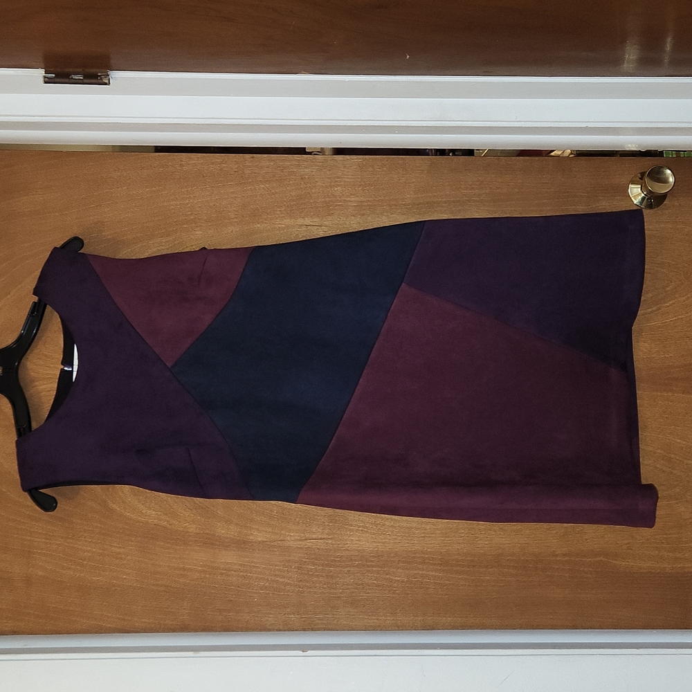 Calvin Klein Patchwork Sleeveless Dress size 12